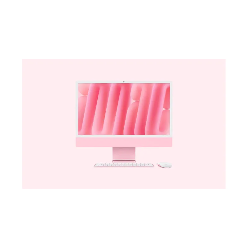 iMac, 24-inch, M4 Chip, 8-core CPU, 8-core GPU, Pink, Stand, 16GB memory, 256GB storage