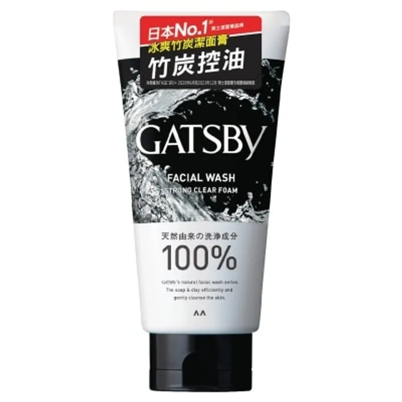 GATSBY 冰爽竹炭潔面膏 130克
