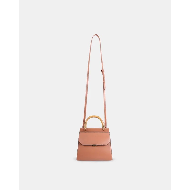 🌽 Mini Fir Corn Leather Bag – TAN