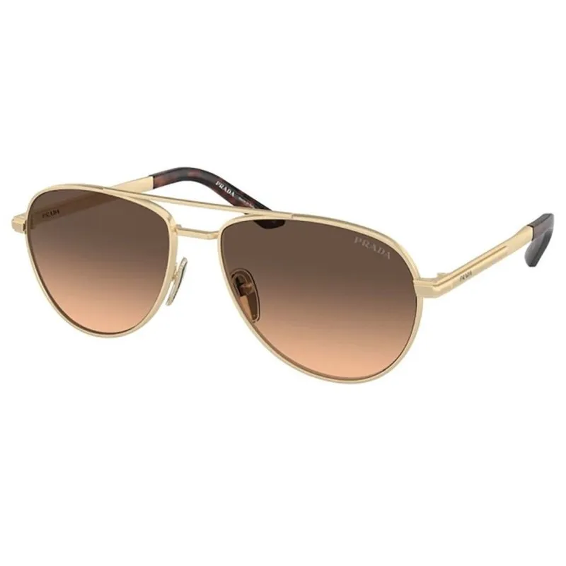 PRADA 0PR A54S VAF50C 飛行員金屬太陽眼鏡