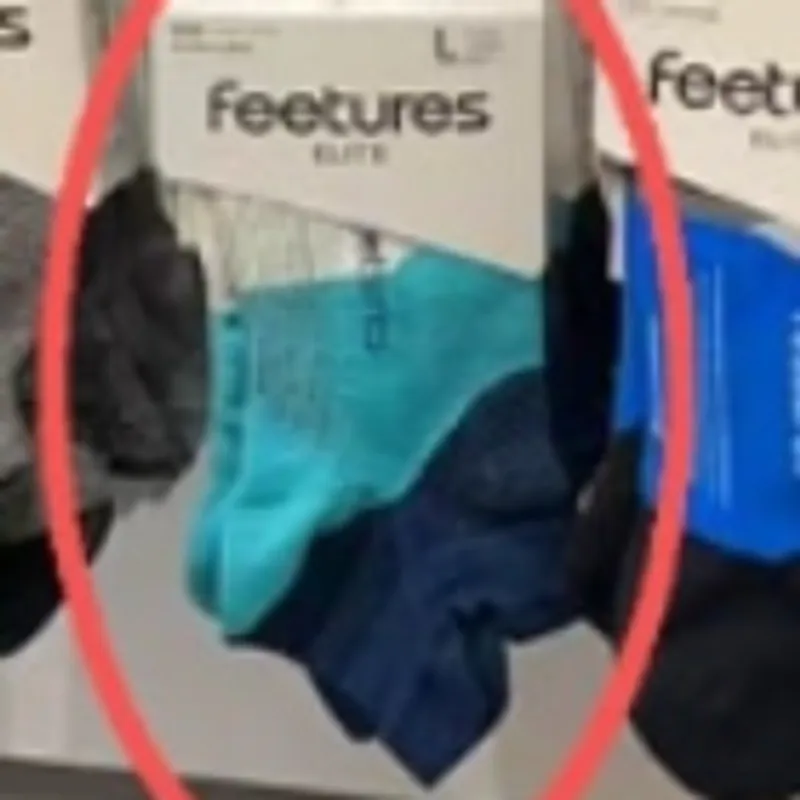 FEETURES 袜子 蓝色 M码