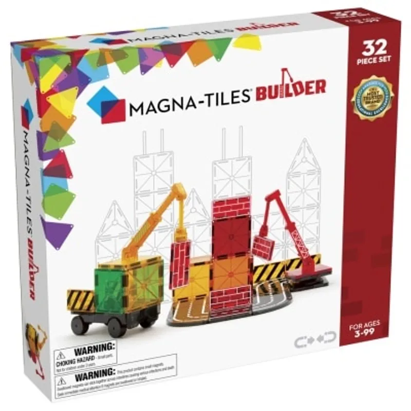MAGNA-TILES 磁力片積木玩具 - 建築大師32塊套裝