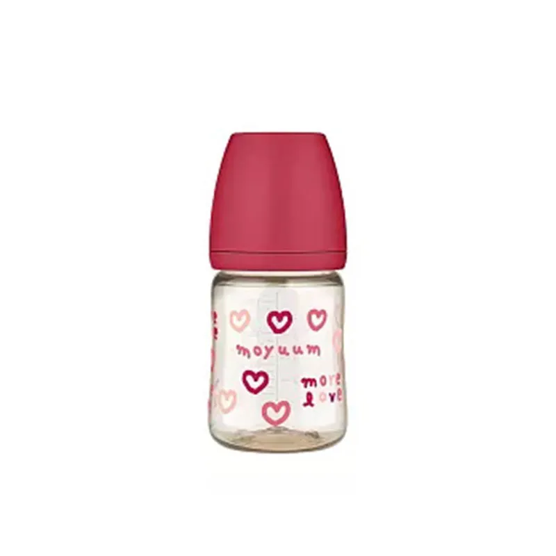 Moyuum宽口奶瓶170ml/6oz(红色)