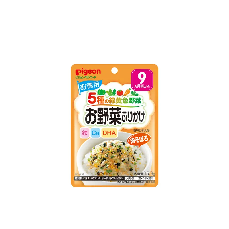 贝亲9个月起肉碎杂菜伴饭 15.3g