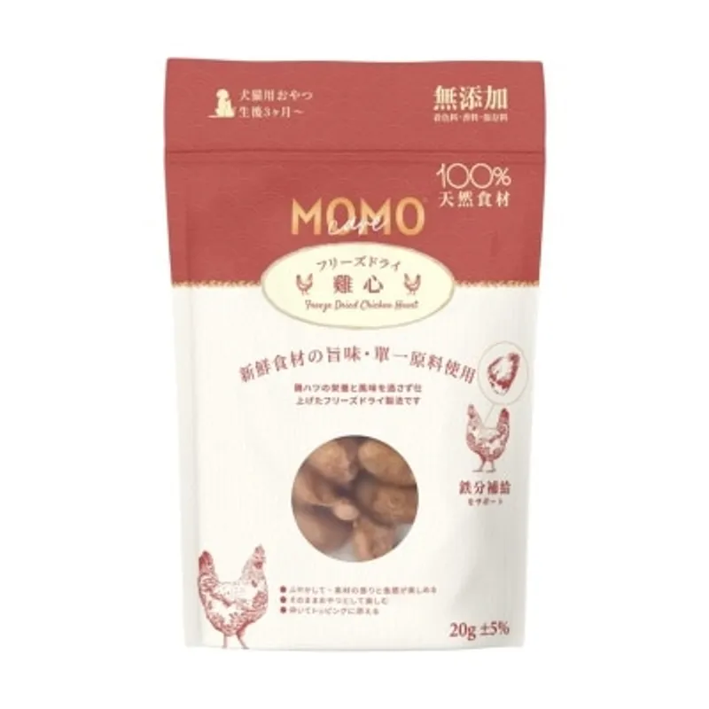 MOMOCARE 貓狗凍乾小食 - 雞心 (20g) 058605