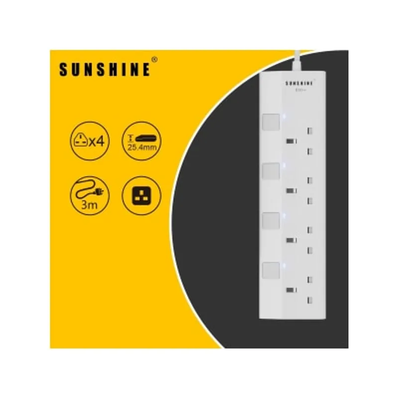 Sunshine 四位獨立開關拖板