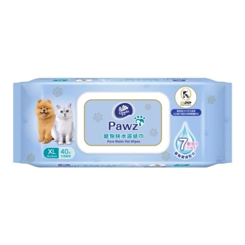 維達 Pawz - 寵物純水濕紙巾 (40片) 004741