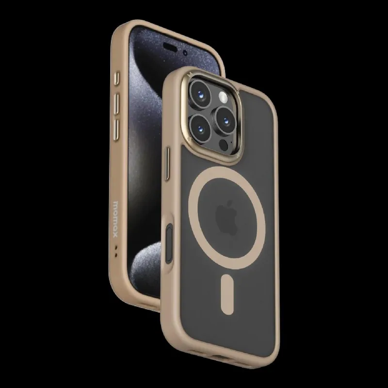 momax-iPhone 16 Pro Max 6.9"Play CaseForm 磁吸保護殼 金色
