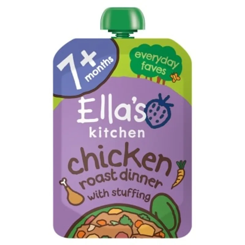 ELLA'S KITCHEN 有機雞肉烤蔬菜餡蓉 130G