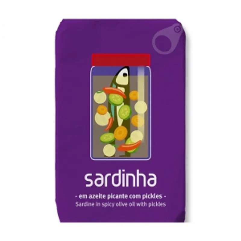 Sardinha 橄欖油沙丁魚配香料醋漬醬 120g/盒