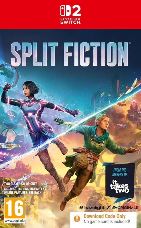 NS2 雙影奇境 Split Fiction 中/英/日文 歐版 ※包裝盒內為兌換碼，不含實體卡帶(香港ESHOP換領)