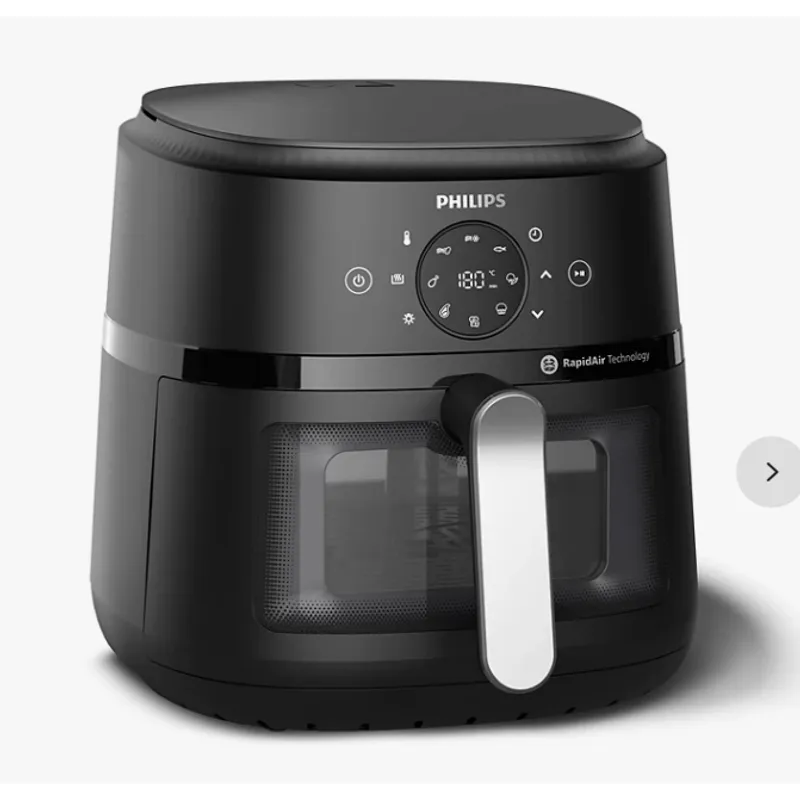 PHILIPS 6.2L透視健康空氣炸鍋 NA231/09 黑色