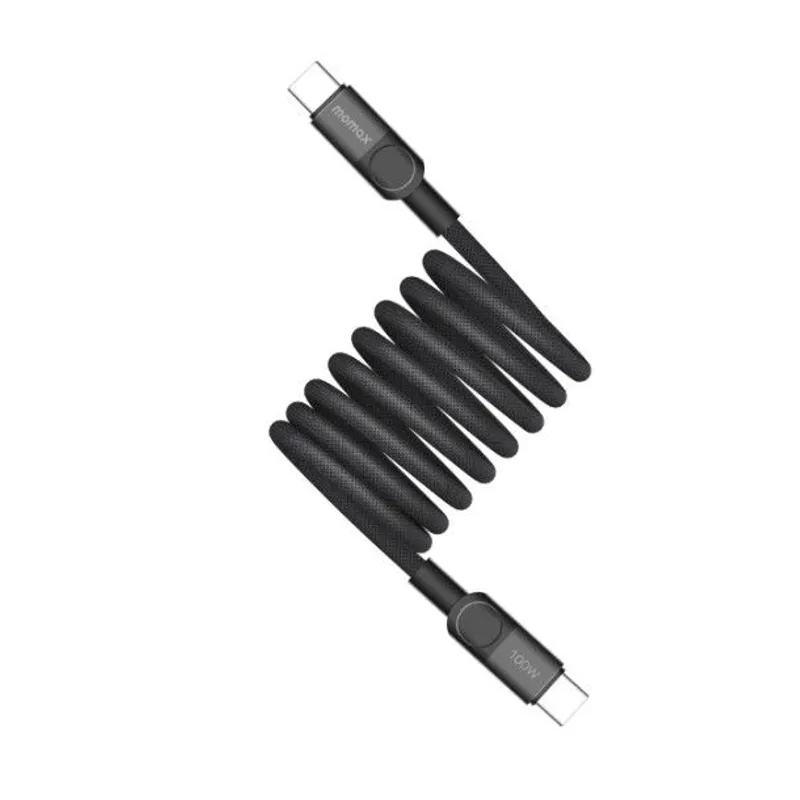 MOMAX USB-C to USB-C磁吸連接線(2m)(黑色) DC62D