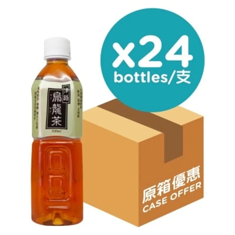 津路 原箱烏龍茶 (500毫升 x 24)