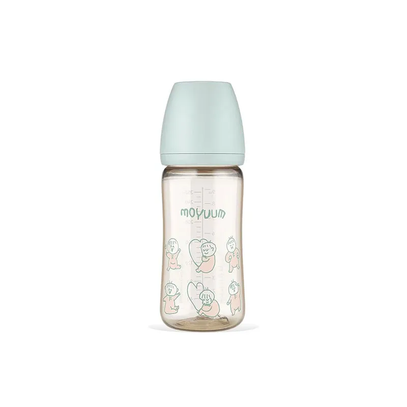 Moyuum宽口奶瓶270ml/9oz(蓝色)