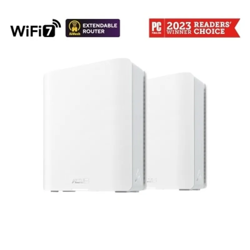 ASUS 華碩 ZenWiFi BT10 三頻 WiFi 7 Smart AiMesh 可擴充 Mesh 路由器 (兩件裝)