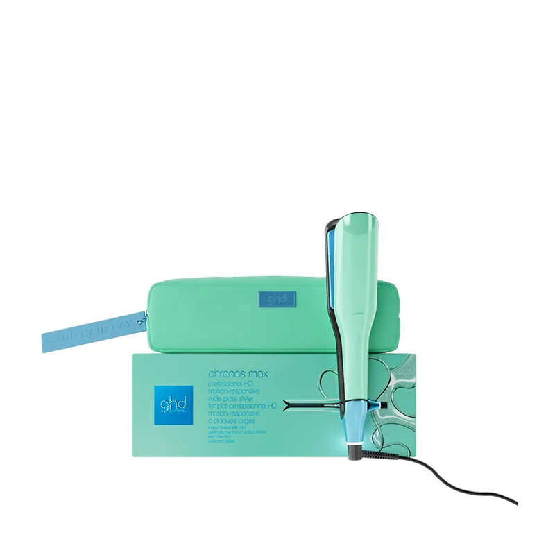 GHD 限量版果冻薄荷宽版高清亮泽造型夹(附有隔热收纳袋)