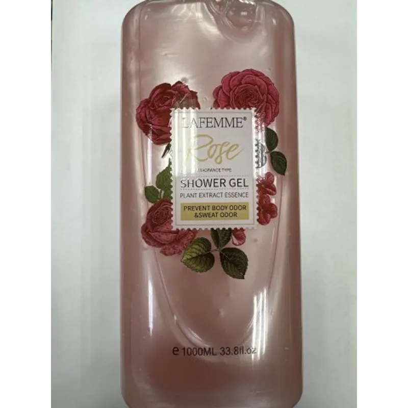 LAFEMME香氛沐浴露1000ML 玫瑰味
