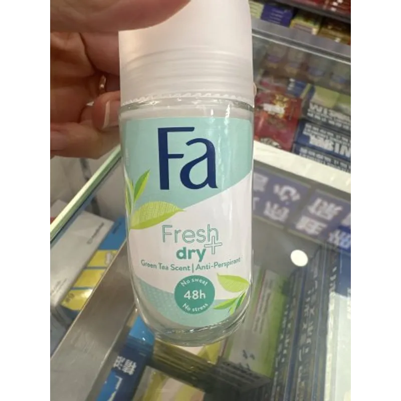FA止汗香體露（走珠）清新綠茶50ml