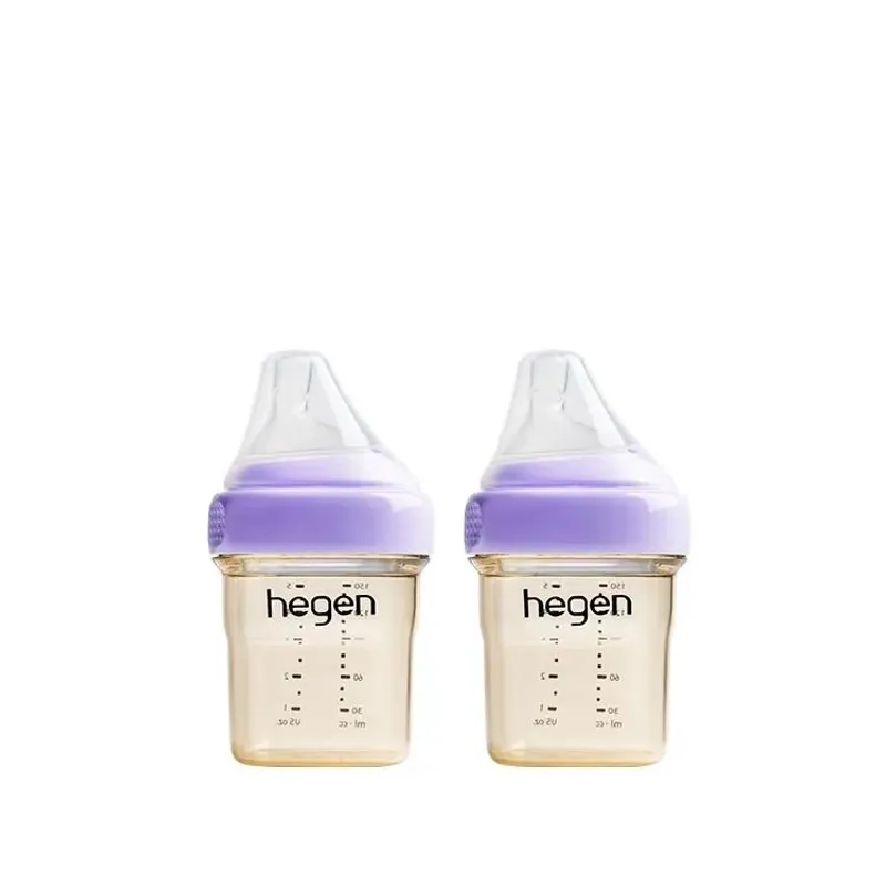 Hegen – PCTO™ PPSU多功能寬口奶瓶 150ml/5oz (2支裝) 紫色