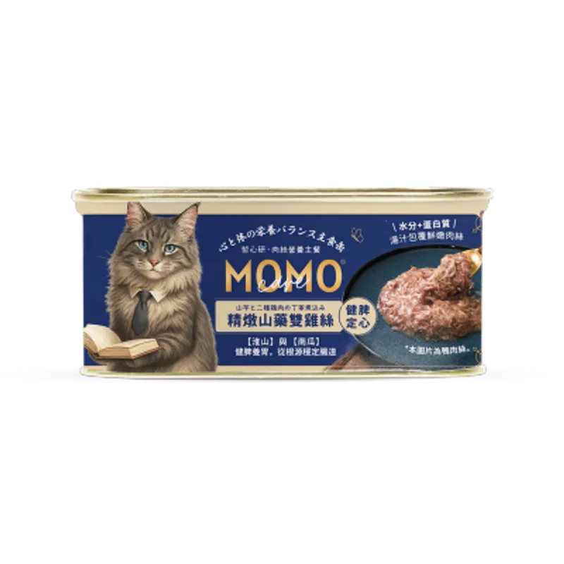 MOMOCARE 萌寵守護・哲心研 精燉山藥雙雞絲 肉絲｜主餐罐 (110g) 18805