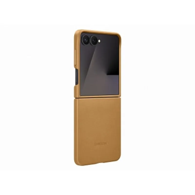 SAMSUNG 三星電子 Galaxy Z Flip7 純素皮革保護殼