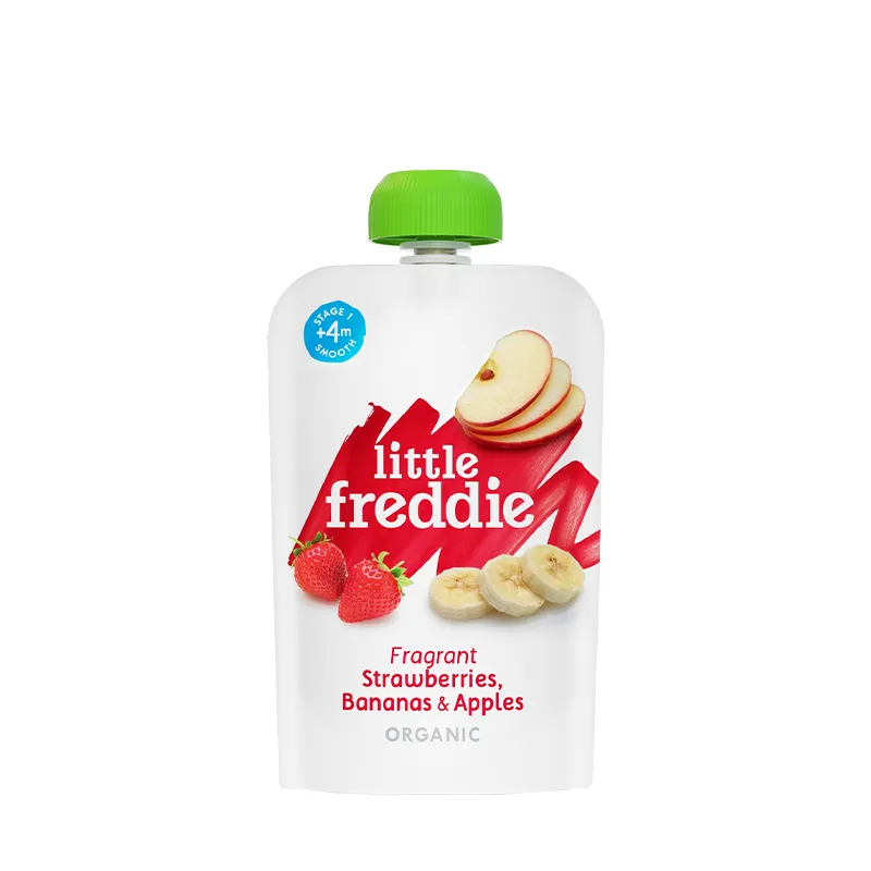 LITTLE FREDDIE 有机甜蜜草莓+香蕉+苹果蓉 100G