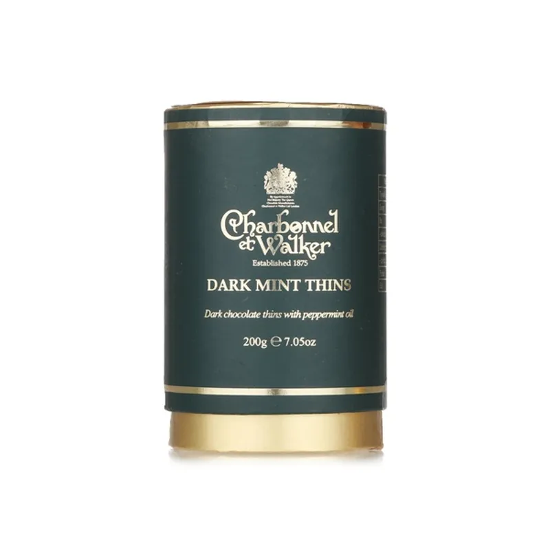 Charbonnel et Walker 薄荷黑朱古力片 - 200G