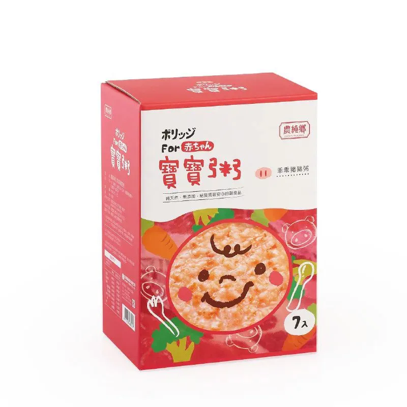 农纯乡 - 乖乖猪猪粥 150克 x 7入