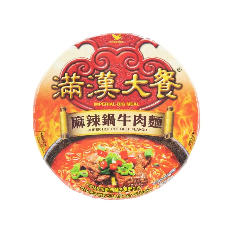 滿漢大餐麻辣牛肉麵204克