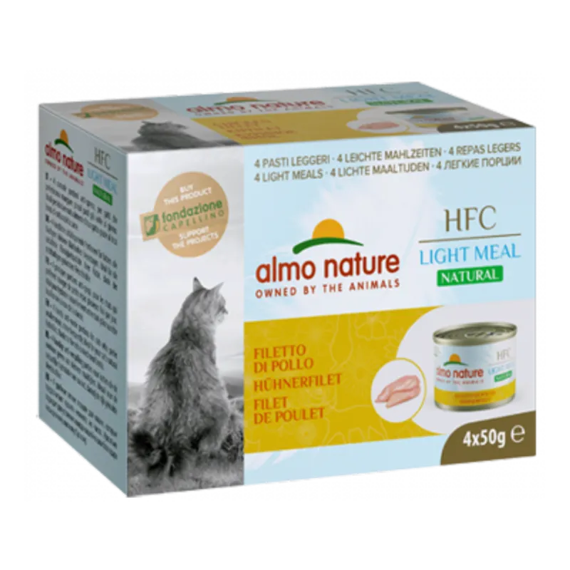 ALMO NATURE HFC 雞柳 貓罐頭 (50g x4) almo nature