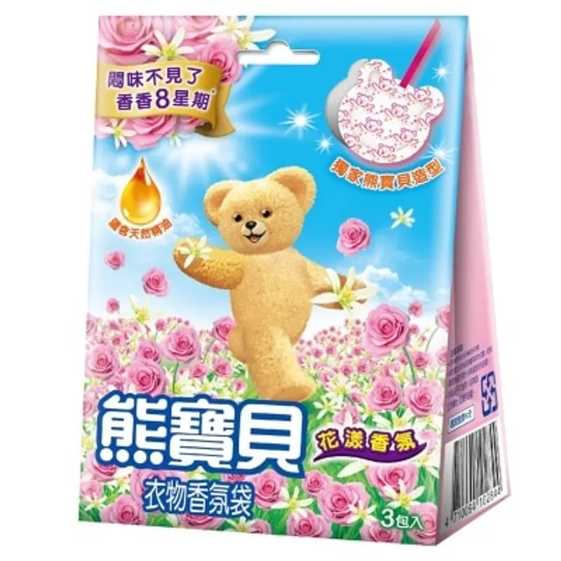 熊寶貝 衣物香氛袋(花漾香氛)