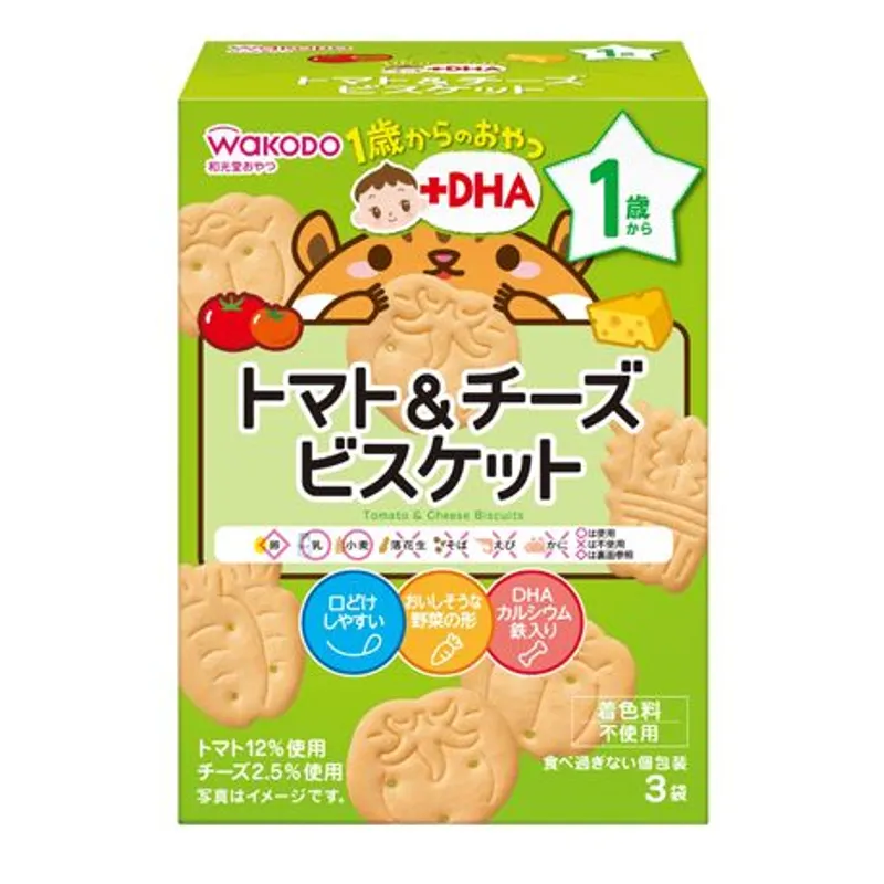 和光堂DHA蕃茄乳酪餅 (11.5克 X 3袋)