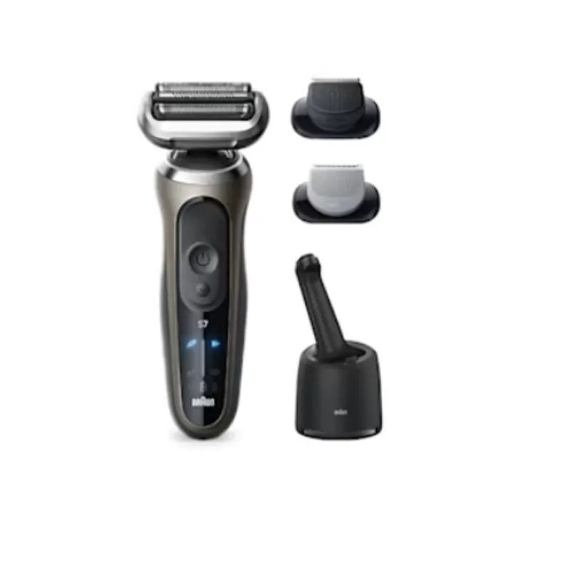 BRAUN 7系列乾濕兩用電鬚刨連自動清潔座 72-C7650CC 金色