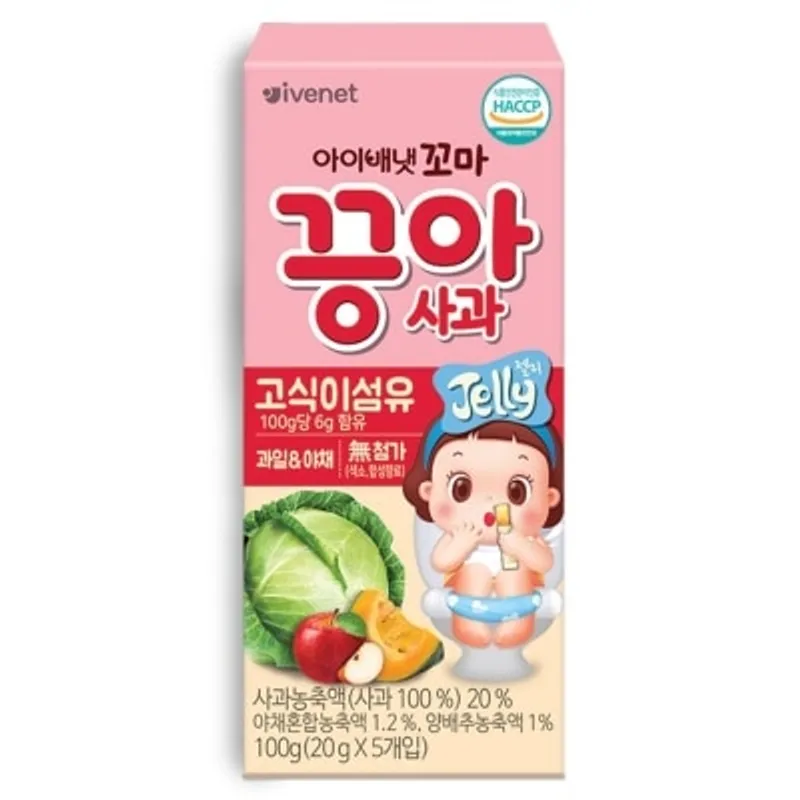 貝貝 膳食纖維果凍 (蘋果蔬菜)100克