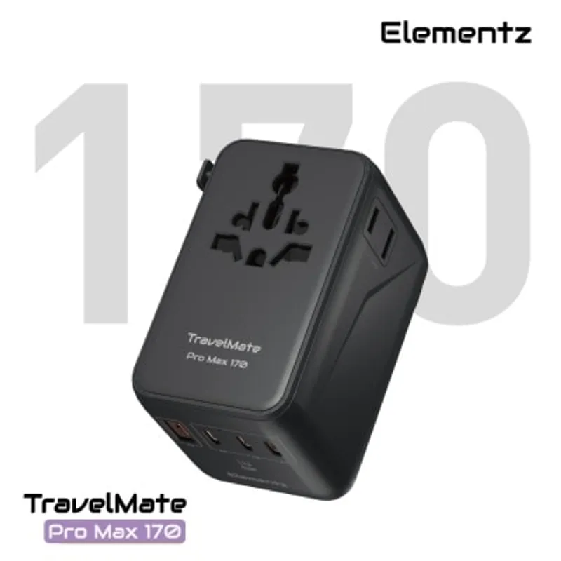 Elementz TravelMate ProMax 170W 多國旅行充電轉接器(3C+1A)