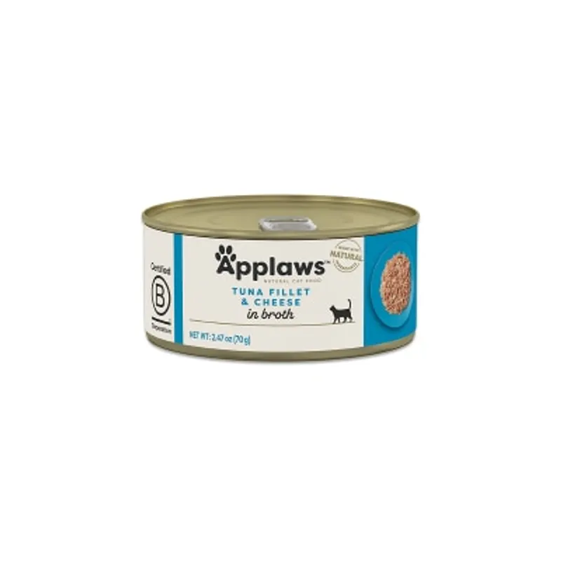 Applaws 愛普士 Natural Wet Cat Food 吞拿魚+芝士 貓罐頭