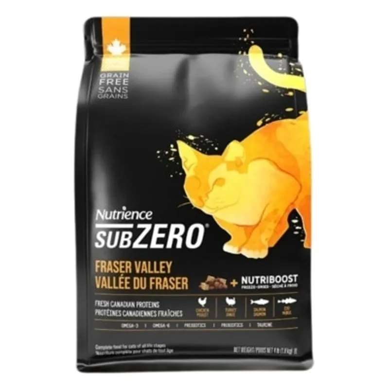 Nutrience SubZero 冷凍脫水鮮雞肉 無穀物雞+火雞+海魚 全貓配方
