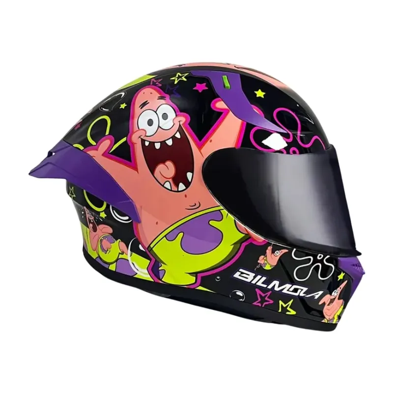 BILMOLA X SPONGEBOB RAPID RSLT - PATRICK STAR FULL FACE HELMET