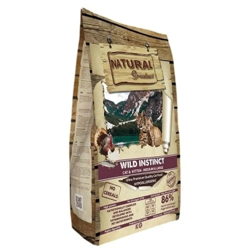 Natural Greatness - Wild Instinct 頂級全天然無穀物貓乾糧 野性本能配方*大顆粒*