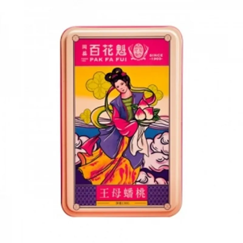 鐵盒百花魁蟠桃果/精神薑 130g