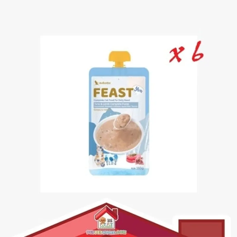 astkatta Astkatta Feast 鮮肉盛宴營養貓貓主食濕包 110g x 6包