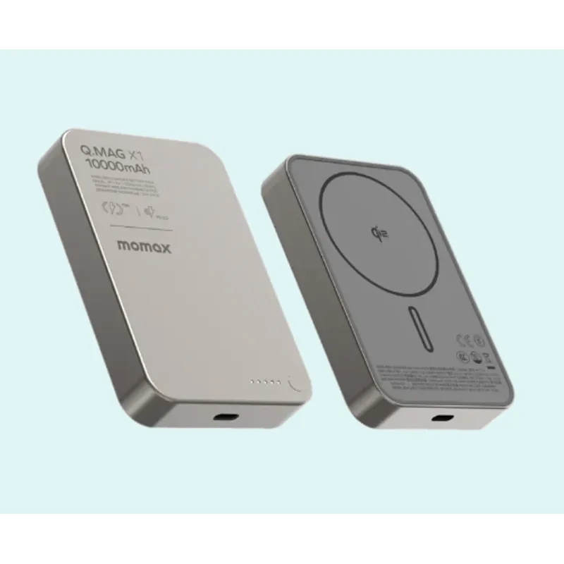 MOMAX Q.Mag X1 Qi2 超薄磁吸無線充電電源 10000mAh 鈦金