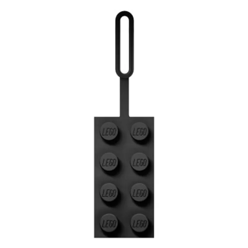 LEGO 樂高® Minifigures 2x4積木造型吊牌 黑色 (53654)