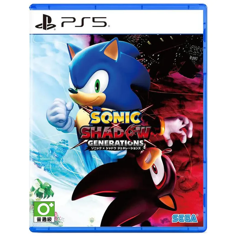 PS5 索尼克 × 夏特 世代重啟 SONIC X SHADOW GENERATIONS 中/英/日文 亞洲版
