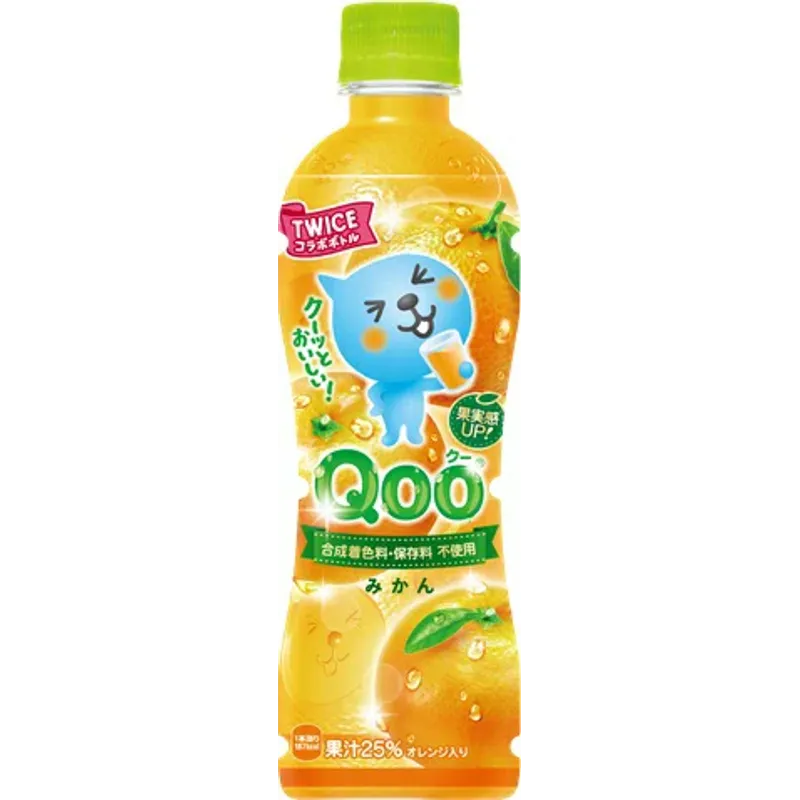 日本QOO香橙味飲料