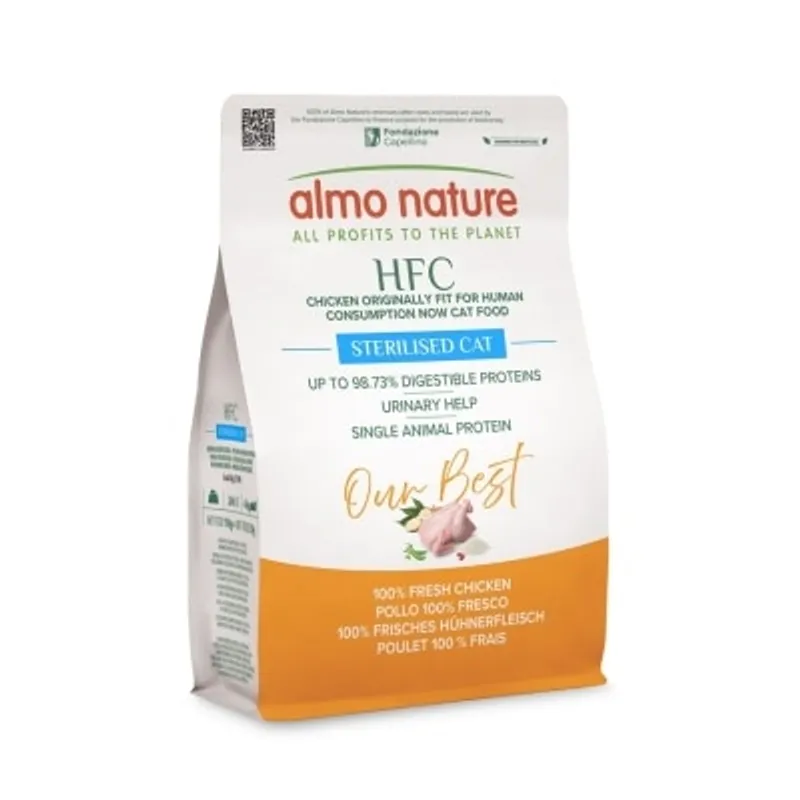 ALMO NATURE HFC -絕育貓鮮肉乾糧 新鮮雞肉 (300g) 000290 AlmoNature