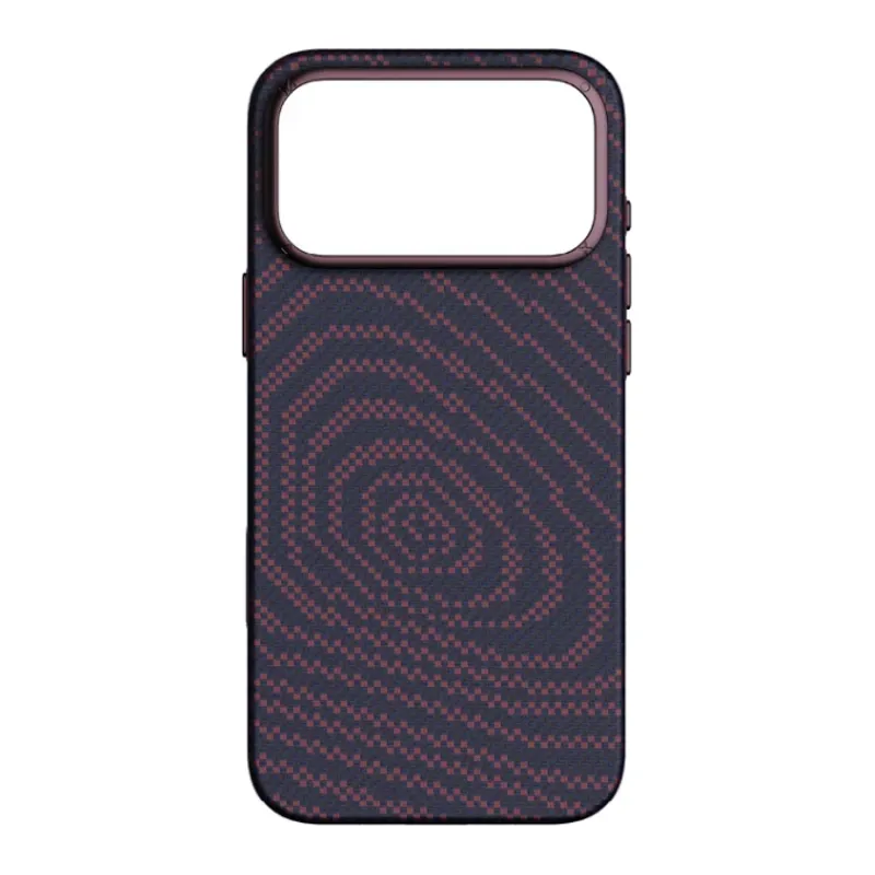 MOMAX iPhone 18 Pro Max SOMA Carbon Case 磁吸保護殼 酒紅