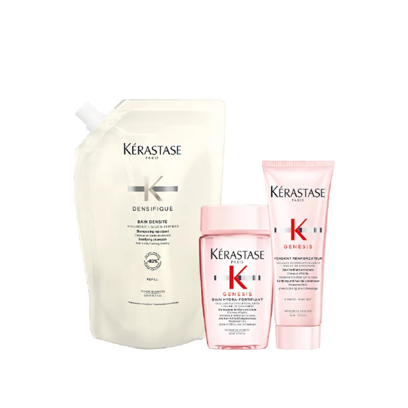 KÉRASTASE 浓密新发浴发乳(补充装)套装