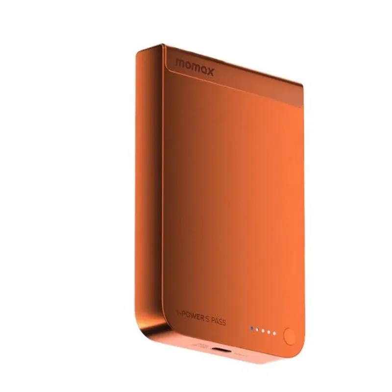 MOMAX 1-Power S.Pass 10000mAh Qi2 磁吸流動電源(CCC認證)(橙色) IP162Q2M